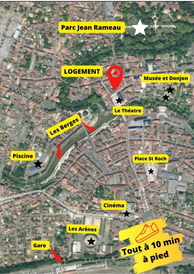 Le Wlerick 1 - Hyper Centre - Au Calme - Wifi Apartment Mont-de-Marsan Bagian luar foto