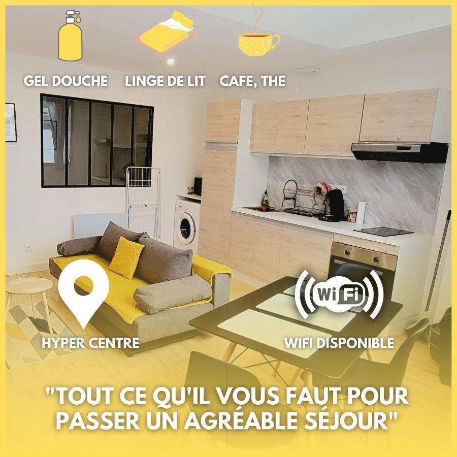 Le Wlerick 1 - Hyper Centre - Au Calme - Wifi Apartment Mont-de-Marsan Bagian luar foto